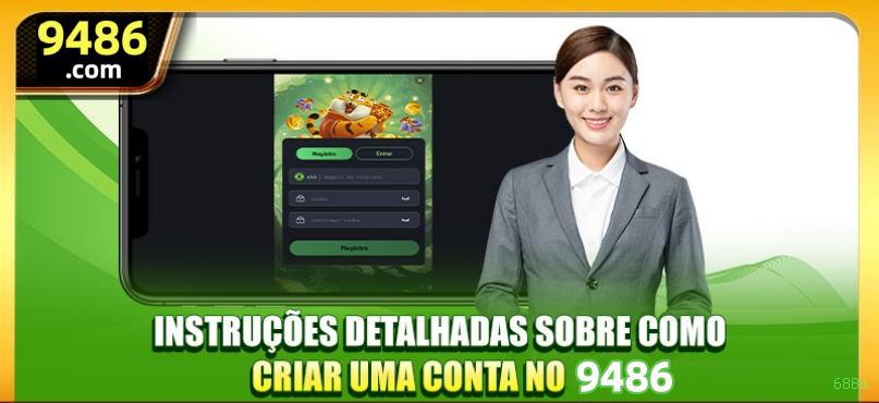 Imagem promocional da 688a mostrando a plataforma e suas vantagens